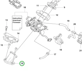 Husqvarna szívócső komplett 540 XP Mark III láncfűrészhez robbantott ábra
