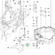 Husqvarna hátsó tengely komplett P 524X, P 524X EFI riderhez robbantott ábra