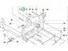 Husqvarna forgattyúház szelep 346 XP, 353, 390 XP láncfűrészhez robbantott ábra