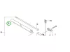 Husqvarna szárcső 850 mm 327RDx fűkaszához robbantott ábra