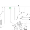 Husqvarna tanklevegőztető szelep 365, 372 XP, 390 XP láncfűrészhez robbantott ábra