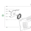 Husqvarna berántó komplett 353 láncfűrészhez robbantott ábra