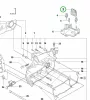 Husqvarna forgattyúház membrán 346 XP, 353 láncfűrészhez robbantott ábra