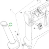 Husqvarna bal fogantyú készlet 19 mm 335Rx, 535RX fűkaszához robbantott ábra