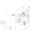 Husqvarna markolatfél bal puha markolat 535RX, 535RXT fűkaszához robbantott ábra