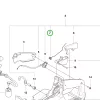 Husqvarna üzemanyagtartály rugó 564 XP, 585, 592 XP láncfűrészhez robbantott ábra