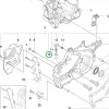 Husqvarna rugóvezető 555, 560 XP, 564 XP, 435i láncfűrészhez robbantott ábra