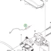 Husqvarna gázbowden komplett 455, 460 Rancher láncfűrészhez robbantott ábra