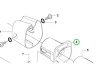 Husqvarna antivibrációs fedél 28 mm 535RX, 535RXT fűkaszához robbantott ábra