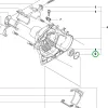 Husqvarna seeger gyűrű 27.2x1.2 327Rx, 327RDx fűkaszához robbantott ábra