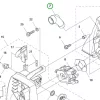 Husqvarna légcsatorna 135R, 535RX, 535RXT fűkaszához robbantott ábra