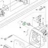 Husqvarna karburátor szivatókar 535RX, 535RXT fűkaszához robbantott ábra