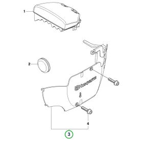 Husqvarna téli készlet 455, 460 Rancher láncfűrészhez robbantott ábra