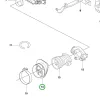 Husqvarna szigetelő fal 346 XP, 353 láncfűrészhez robbantott ábra