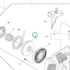 Husqvarna kötéltárcsa 340, 345, 350, 435 láncfűrészhez robbantott ábra