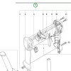 Husqvarna fogantyú puha markolattal 525RX Mark II, 535RX fűkaszához robbantott ábra