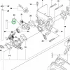 Husqvarna üzemanyag szívótömlő 355Fx, 355Rx fűkaszához robbantott ábra