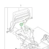 Husqvarna forgattyúház tartó 130, 135 Mark II, 445 láncfűrészhez robbantott ábra