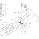Husqvarna támgörgő persely R 418Ts AWD, R 422Ts AWD riderhez robbantott ábra