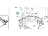 Husqvarna támkerék agysapka P 520D, P 524 riderhez robbantott ábra