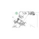 Husqvarna karburátor tömítés 4. pozíció 445 II, 450 II láncfűrészhez robbantott ábra