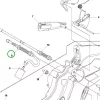 Husqvarna benzincső 135, 140, 435, 440 láncfűrészhez robbantott ábra