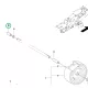 Husqvarna persely 36,3 mm kerék R 216T AWD, R 320 AWD riderhez robbantott ábra