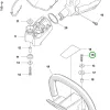 Husqvarna Torx csavar M6 122HD60, 322HD60, 522HD60X sövényvágóhoz robbantott ábra