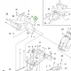 Husqvarna rezgéscsillapító elem P 524, P 524X riderhez robbantott ábra