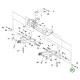 Husqvarna vágóasztal alátét 13x45x4 P 525D, P 525DX riderhez robbantott ábra