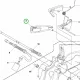 Husqvarna fogantyúbetét 135, 140, 435, 440 láncfűrészhez robbantott ábra