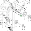 Husqvarna hajtófogaskerék 11 fogas LC 347iVX, LC 353iVX fűnyíróhoz