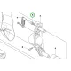 Husqvarna felfüggesztés csapszeg 555RXT, 555FXT fűkaszához robbantott ábra