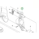 Husqvarna felfüggesztés csőtartó elem 555RXT, 555FXT fűkaszához robbantott ábra