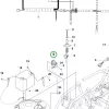 Husqvarna relé R 112C, R 214TC, R 316TX AWD riderhez robbantott ábra