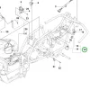 Husqvarna gyújtáskapcsoló R 112C, R 214TC, R 216T AWD riderhez robbantott ábra