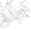 Husqvarna gyújtáskulcs R 112C, R 214TC, R 316TX AWD riderhez robbantott ábra