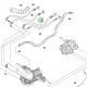 Husqvarna hidraulikatömlő 1/2 col 660 mm R 418TsX AWD riderhez robbantott ábra