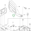 Husqvarna forgattyúsház 135, 140, 435, 440 láncfűrészhez robbantott ábra