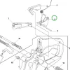 Husqvarna gázkar egység 135, 140, 435, 440 láncfűrészhez robbantott ábra
