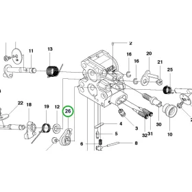 Husqvarna karburátor kar 26. pozíció 435 II, 440 II láncfűrészhez robbantott ábra
