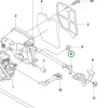 Husqvarna kapcsoló rugó 120 Mark II láncfűrészhez robbantott ábra