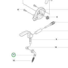 Husqvarna tömítés 120 Mark II láncfűrészhez robbantott ábra