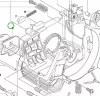 Husqvarna olajzó lemez 120 Mark II, 235, 236, 240 láncfűrészhez robbantott ábra