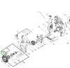 Husqvarna berántózsinór készlet 125B, 125BVx lombfúvóhoz robbantott ábra