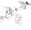 Husqvarna szívófedél rugó 125B, 125BVx lombfúvóhoz robbantott ábra