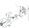 Husqvarna berántóház komplett 125B, 125BVx lombfúvóhoz robbantott ábra