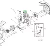 Husqvarna földelővezeték 125B, 125BVx lombfúvóhoz robbantott ábra