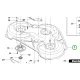 Husqvarna vágóasztal ház szürke dugóval 103 cm R 320 AWD riderhez robbantott ábra