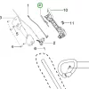 Husqvarna gázkarelem 21. pozíció 129C, 129LK, 128LDX szegélyvágóhoz robbantott ábra